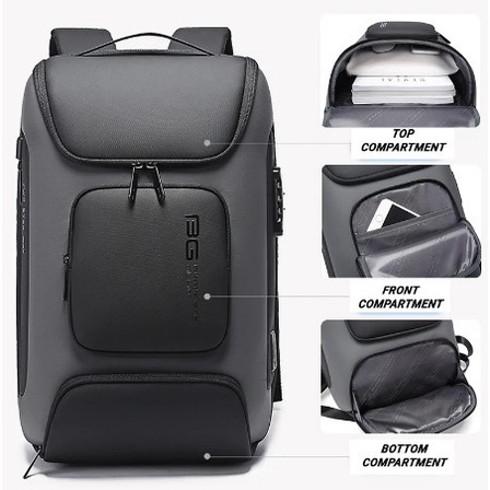 BG7216 Plus Tas Bange Pria Cowok Ransel Laptop 15.6 TSA USB BG7216+