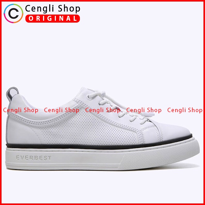 SEPATU SNEAKER EVERBEST PRIA ORIGINAL CASUAL KETS BRANDED PUTIH EM28