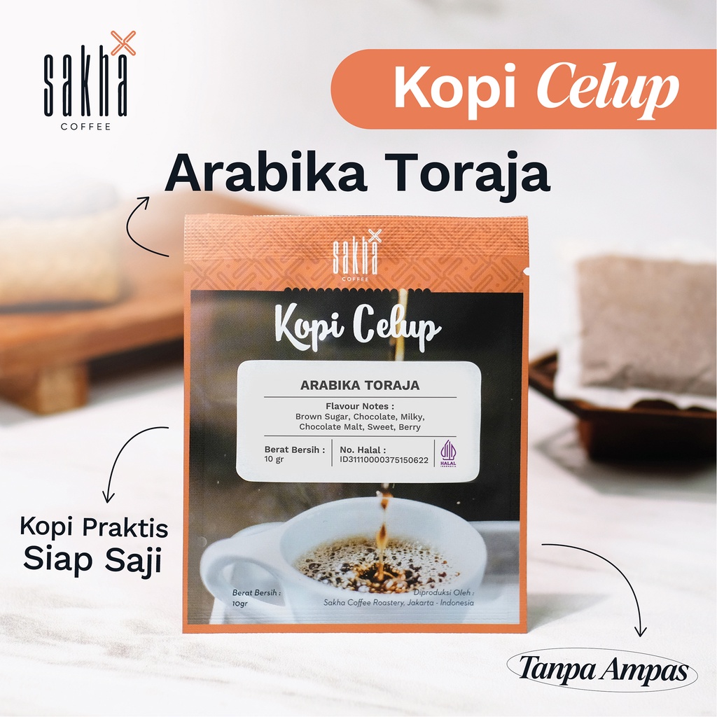 Jual Kopi Celup Arabika Toraja Asli Murni Tanpa Ampas Tanpa Gula Coffee