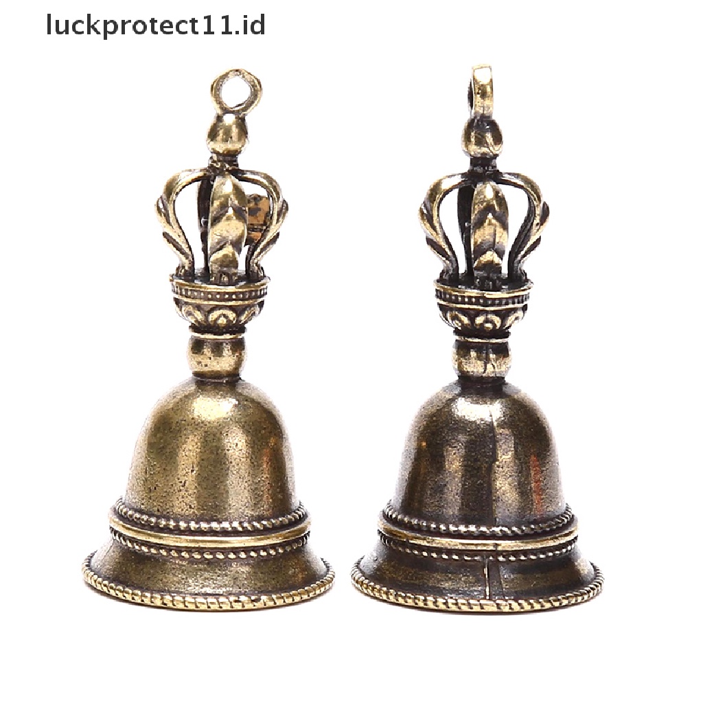 /Fashion Hot// Fashion// Kuningan Kerajinan Tangan Magic Bell Lonceng Angin Perunggu Tibet Bell Gantungan Kunci Liontin.