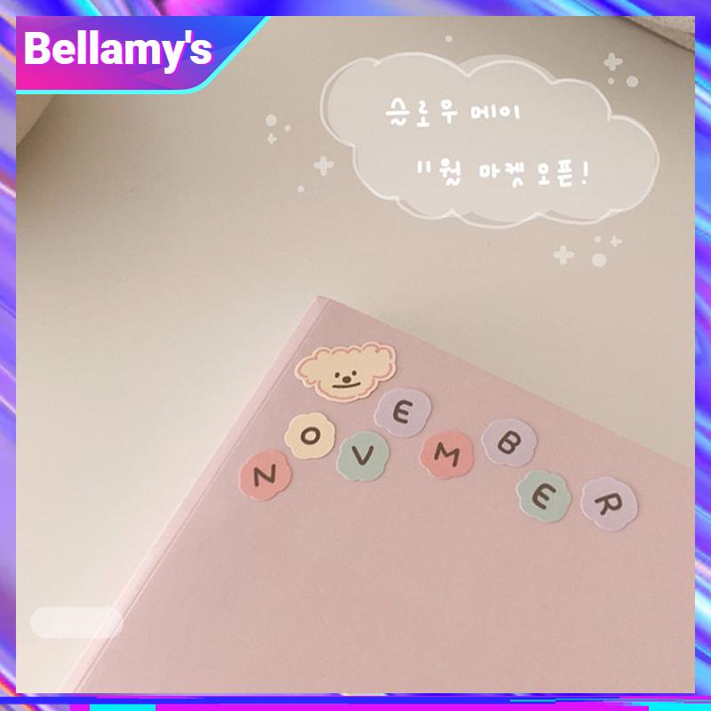 

COD ❤️ Stiker Alpabet Huruf Angka Kartun Lucu Beruang Stiker Untuk Dekor Buku Jurnal / Diary-Bellamy's