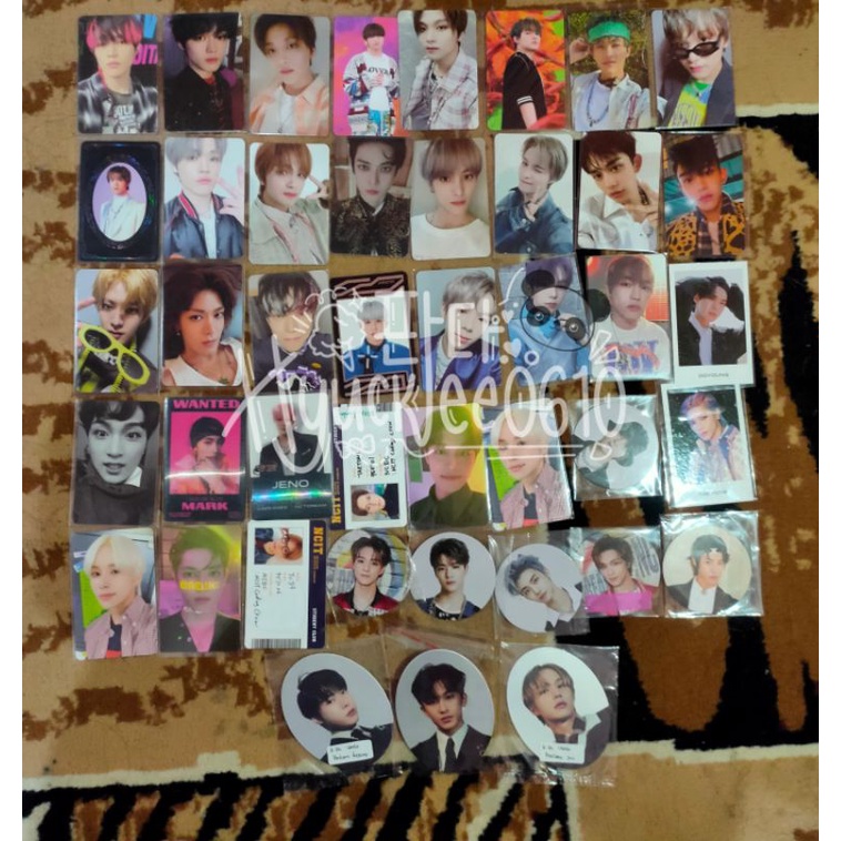 Photocard Pola Circle Card Boom Card Haechan Doyoung Johnny Jeno Taeyong NCIT Jungwoo Yuta Taeil Ren
