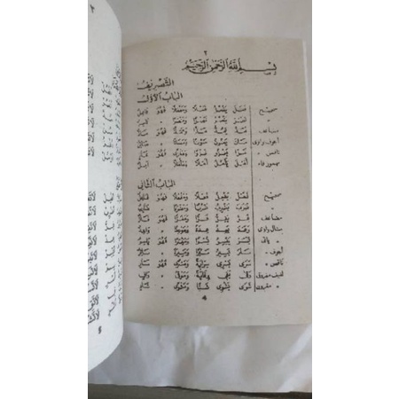 amtsilah tasrif buku tasrif