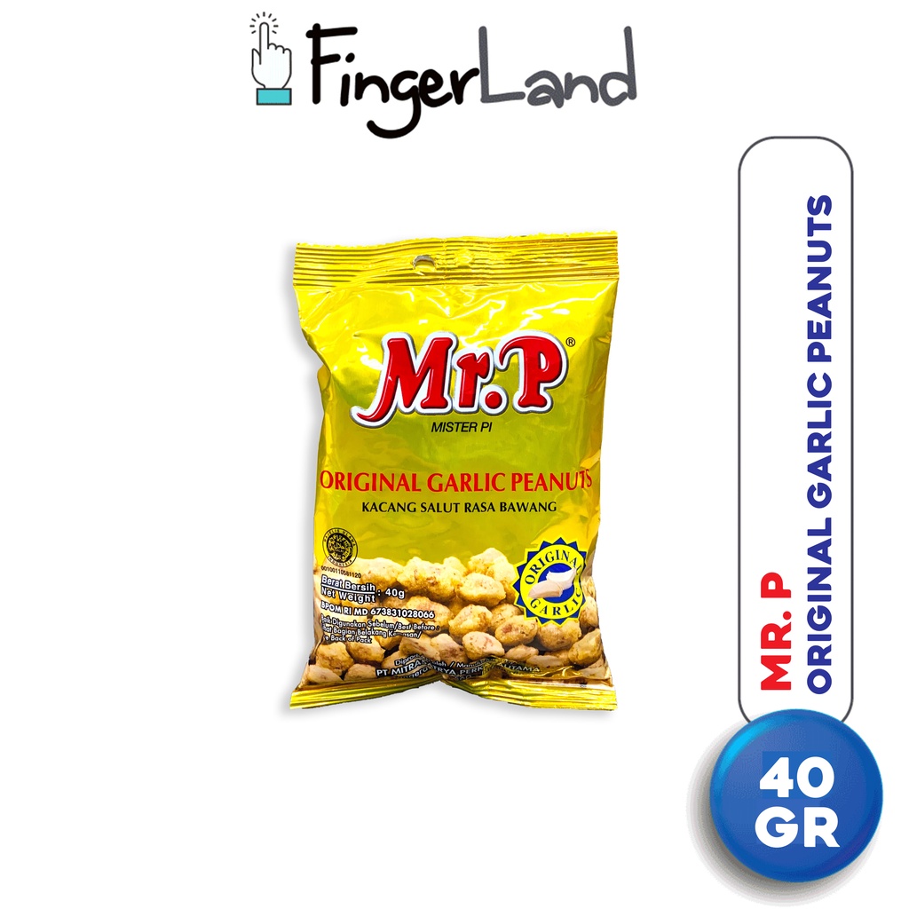 

MR.P Onion Garlic Peanuts 40 Gr Kacang Bawang