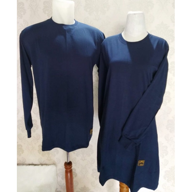 KAOS POLOS TUNIK MUSLIMAH/KAOS SANTAI/SERAGAM REUNI