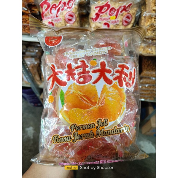 

Permen jelly rasa jeruk mandarin jagung nanas kemasan 500 gram