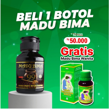 MADU BIMA 99 - Bundling Madu Bima 99 + Madu Kesuburan Wanita