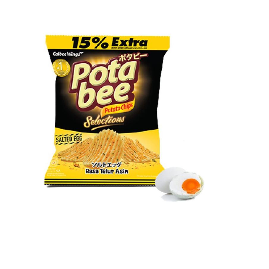 

৳ POTABEE Keripik Kentang Selections Salted Egg 68GR ㄾ