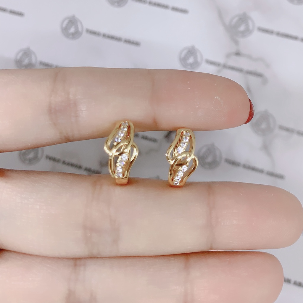 Anting Xuping Gold Perhiasan Fashion Wanita Model Ring motif *17