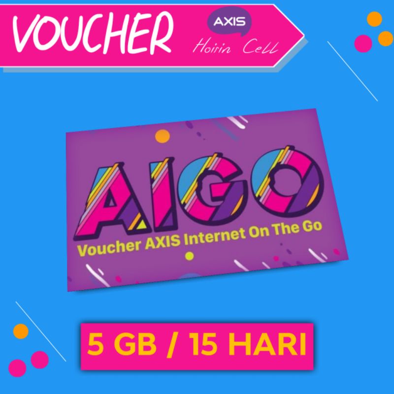 (Via Chat) Voucher Axis 5GB 15 hari SKS