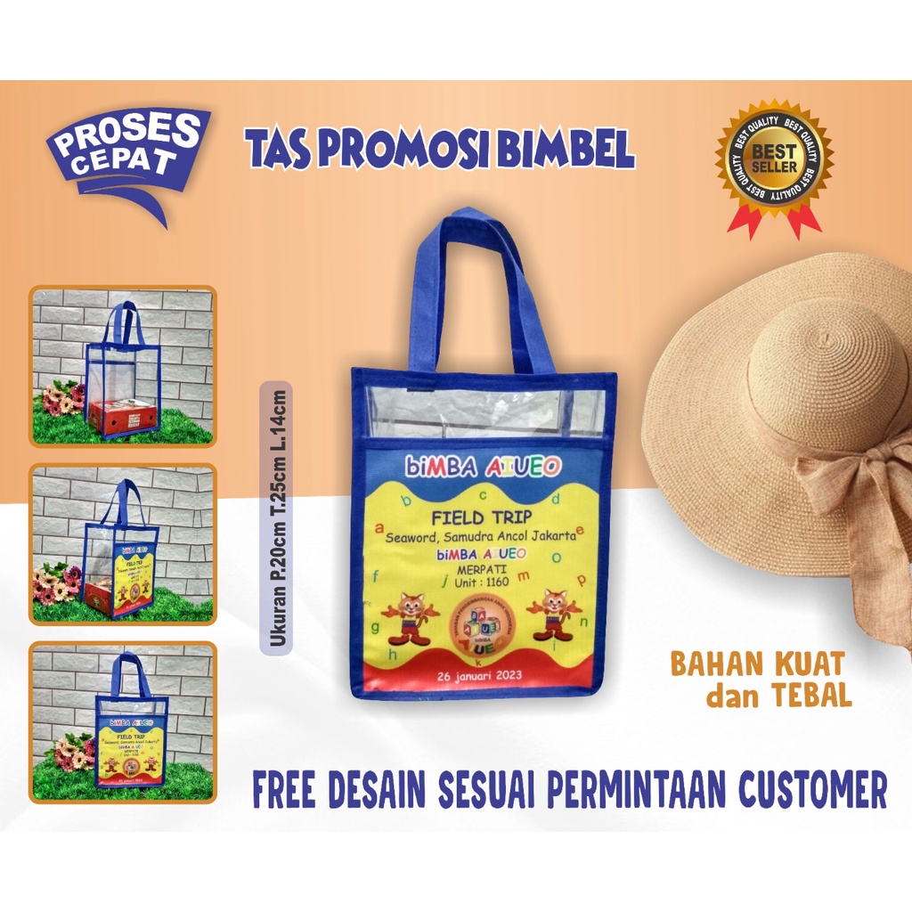 TAS SOUVENIR KANTONG MIKA BIMBA AIUEO