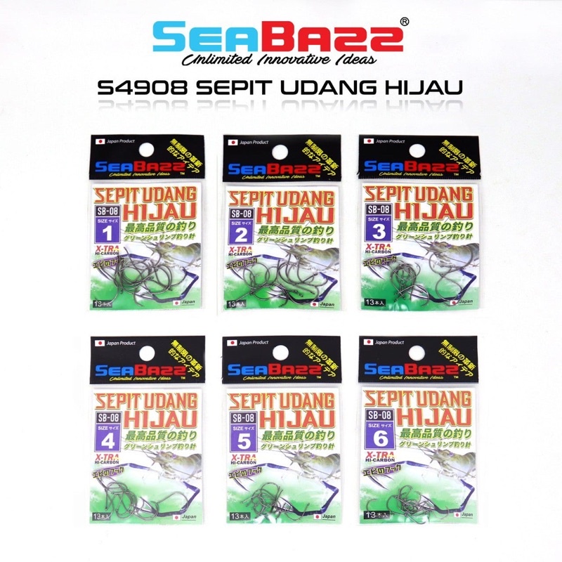 kail seabazz sepit udang hijau