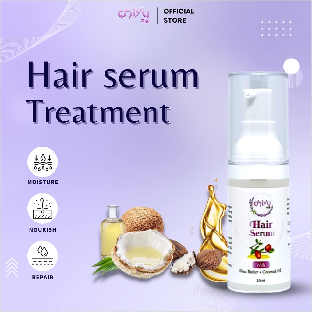 Chiyu Hair Serum Perawatan Rambut Rontok Bercabang Keratin Hair Treatment