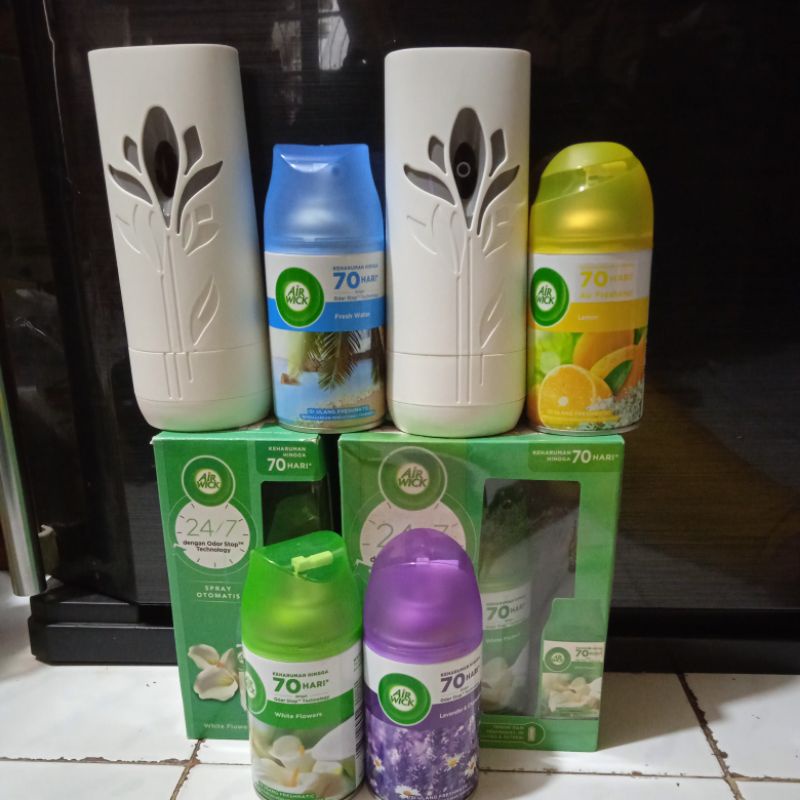 Mesin air wick/free reffil+batre/Pengharum ruangan