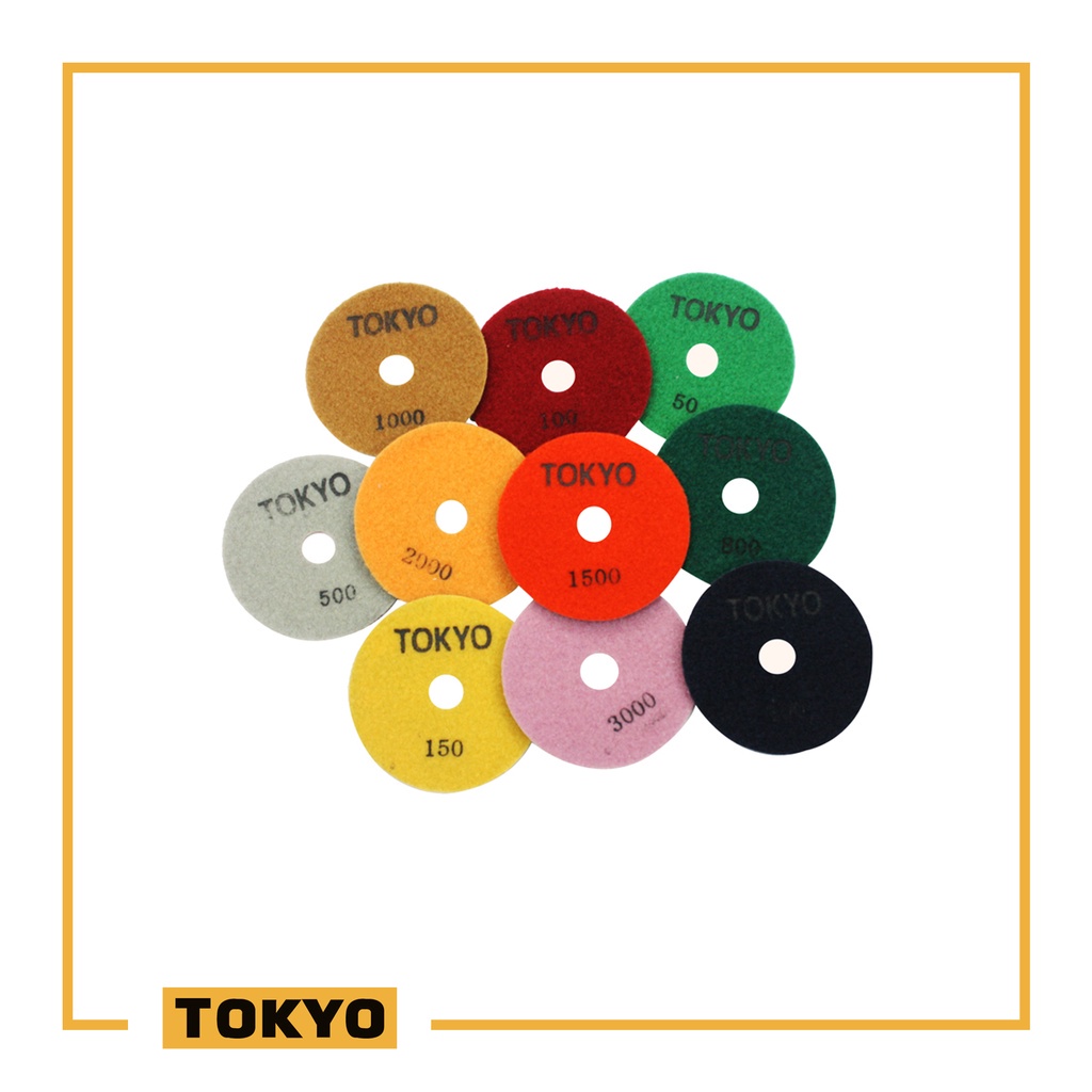 tokyo diamond pad 4" / pad poles marmer tokyo / pad tokyo poles granite TOKYO Diamond Pad 4" tokyo p