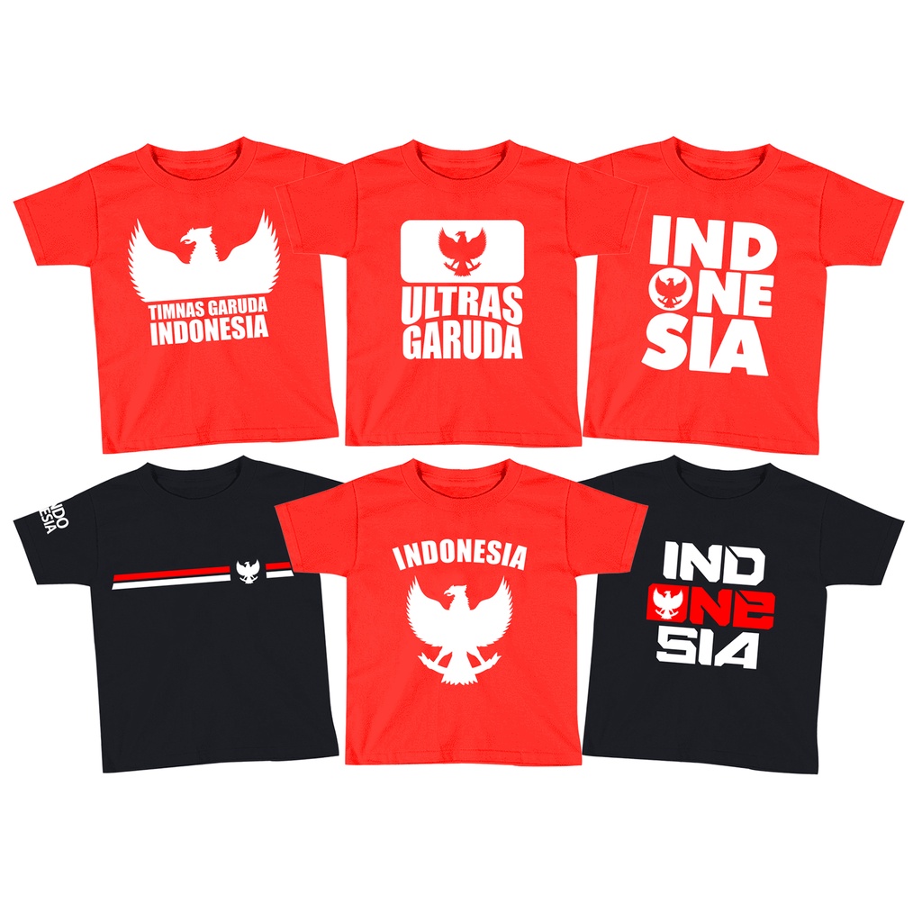 Kaos Anak Timnas Indonesia Kaos Couple Anak Timnas Garuda Indonesia Kaos Ultras Garuda Kaos Bhineka Tunggal Ika Kaos Pancasila Bola Indonesia KAOS POLOS SENJA