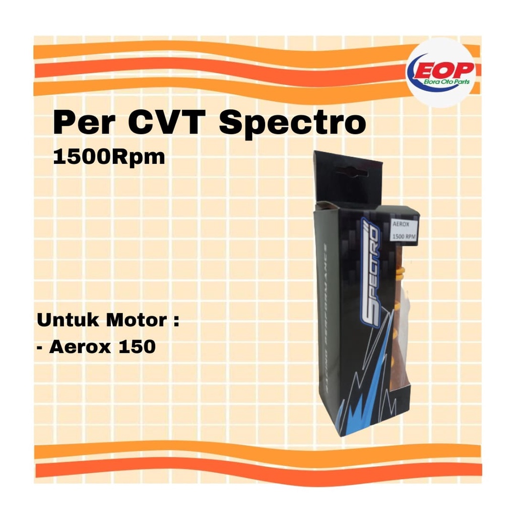 PER CVT SPECTRO BEAT SCOOPY VARIO PCX NMAX AEROX 1500 RPM ORIGINAL