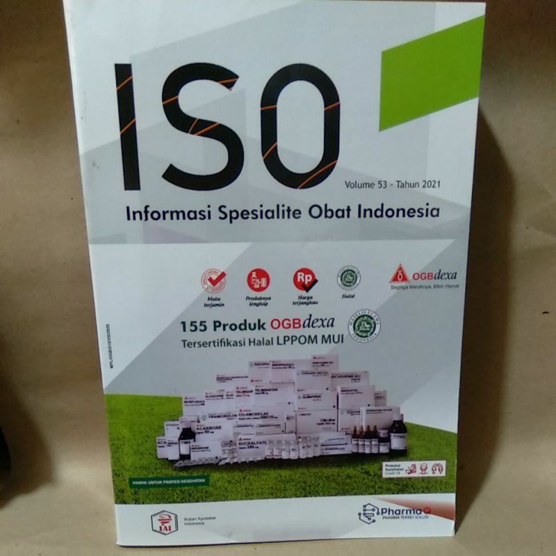 

ISO Informasi Spesialite Obat Indonesia Volume 53 Tahun 2021
