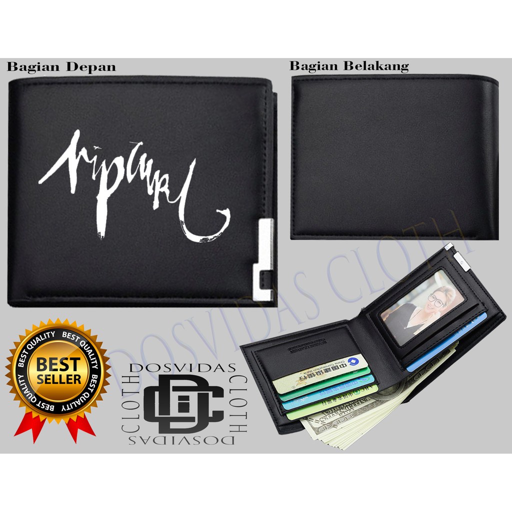 Dompet Pria Lipat  RIPCURL  Dompet Kulit Men Fashion Letter Wallet KEREN