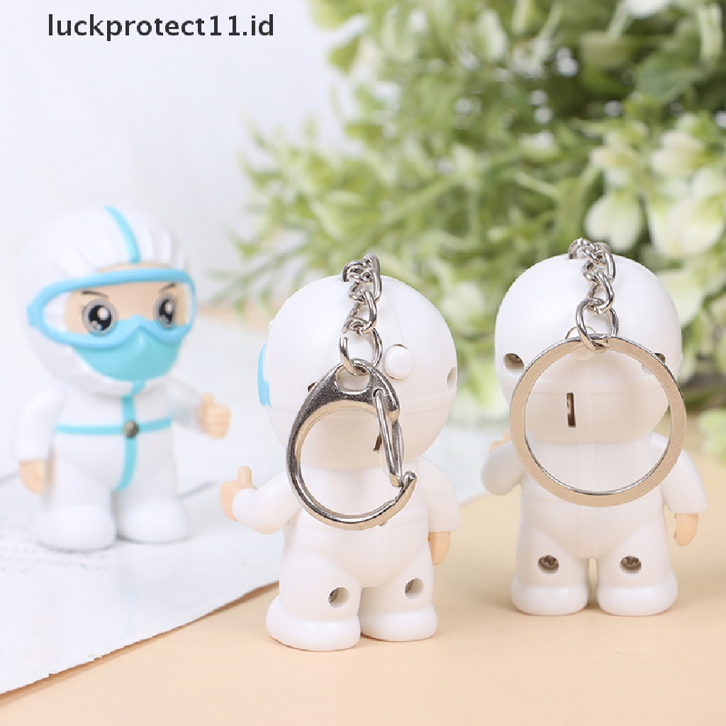 /Fashion Hot// Fashion// Gantungan Kunci Perawat Staff Humanoid Gantungan Kunci Souvenir Syukuran Hadiah Liontin.