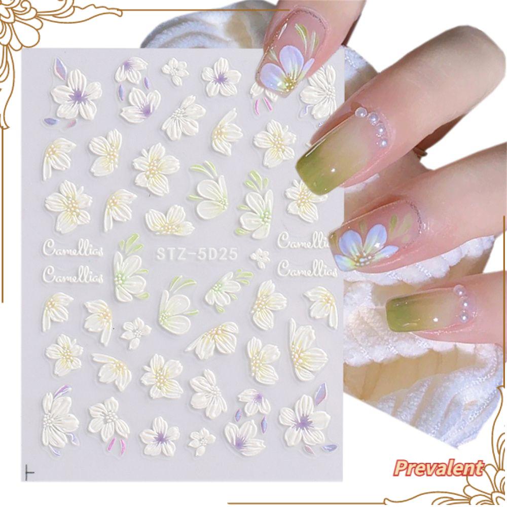Preva Stiker Kuku Manicure Decor Sliders Grafir Relief Nail Art Sticker