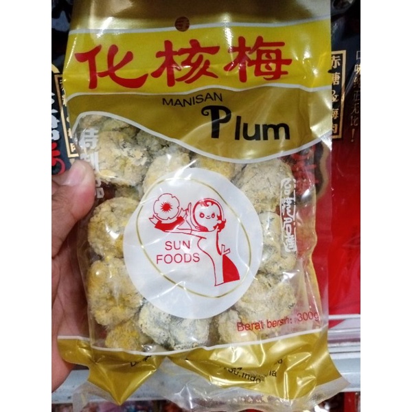 

MANISAN BUAH PLUM SUN FOODS 300GRAM/KIAM BOY/CEMILAN BUAH KERING