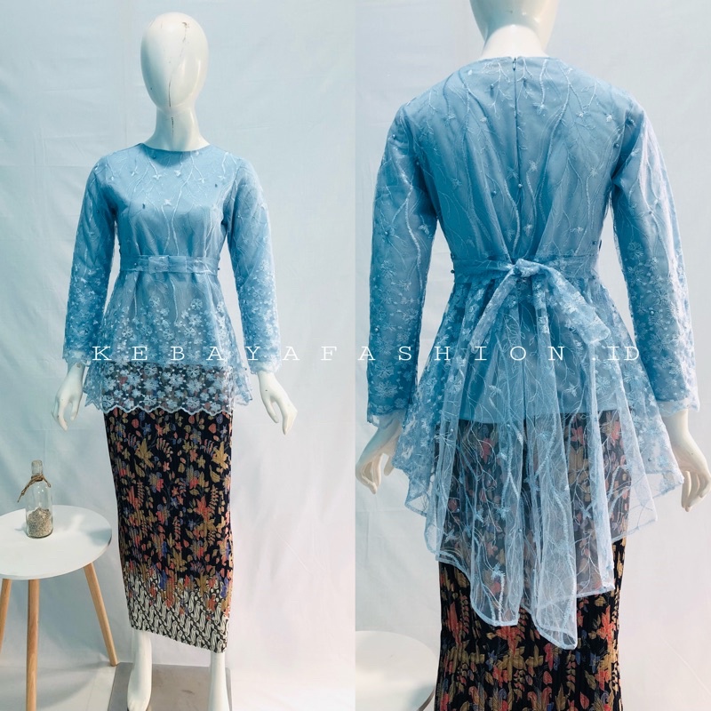 Kebaya Modern Stelan Kebaya Brukat Set Kebaya brokat Remaja