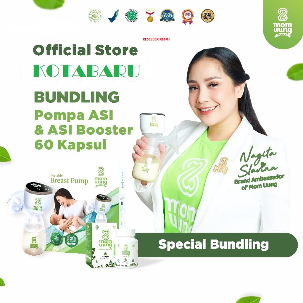 Special Bundling Mom Uung ASI Booster & Mom Uung Breast Pump / Pelancar ASI Mom Uung / Portable Elec