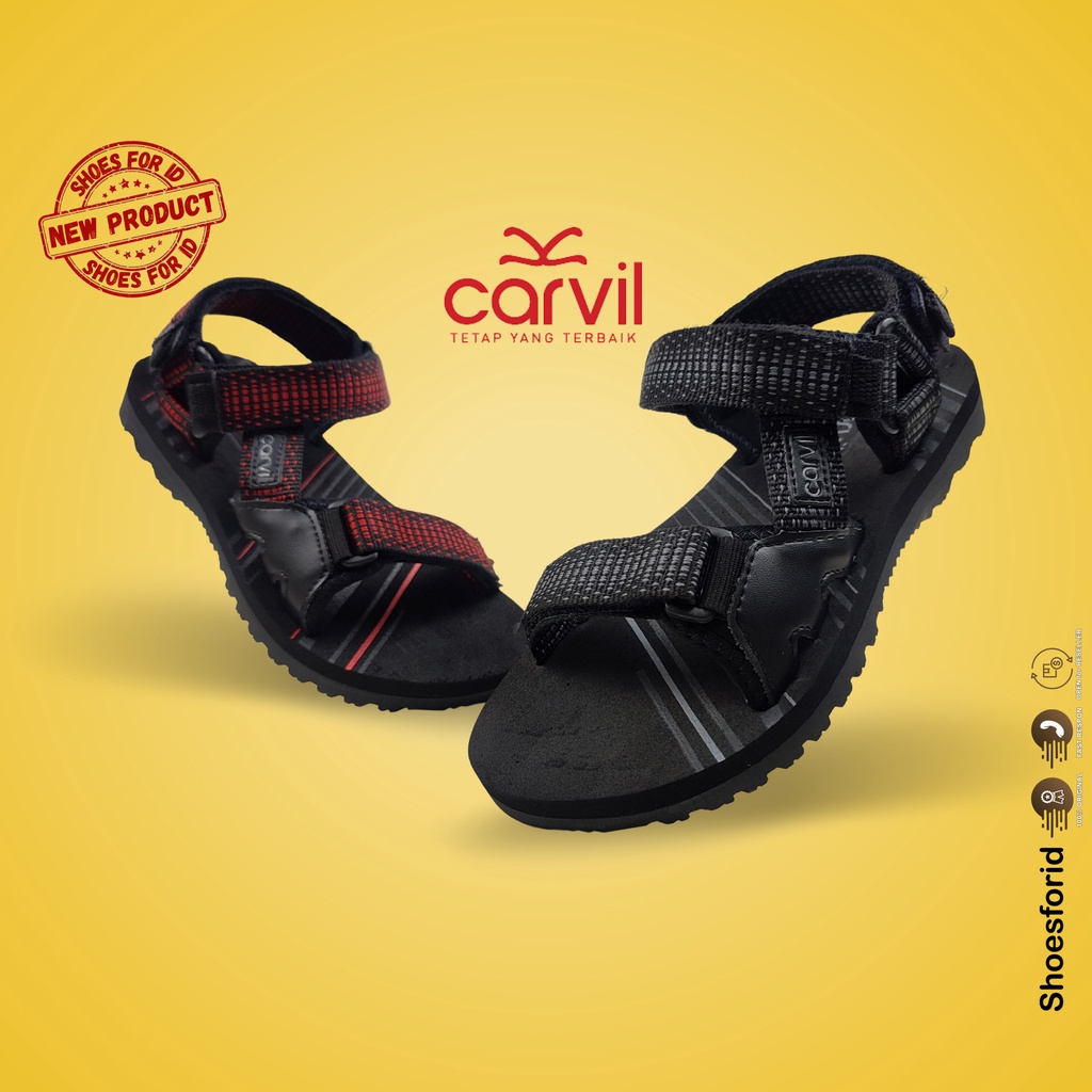 SFK SANDAL GUNUNG ANAK CARVIL BASTION // SEPATU SANDAL SENDAL ANAK LAKI LAKI CARVIL