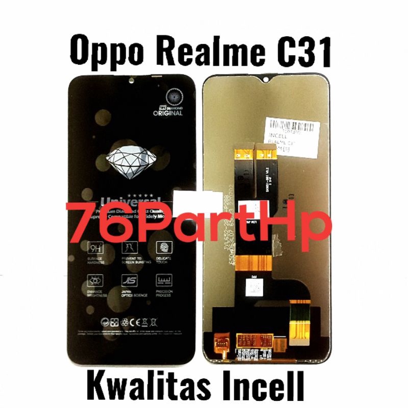 lcd Touchscreen Fullset kwalitas incell Oppo Realme C31