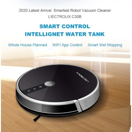 LIECTROUX C30B Smart Robot Vacuum Cleaner Mopping Navigation 3000 PA