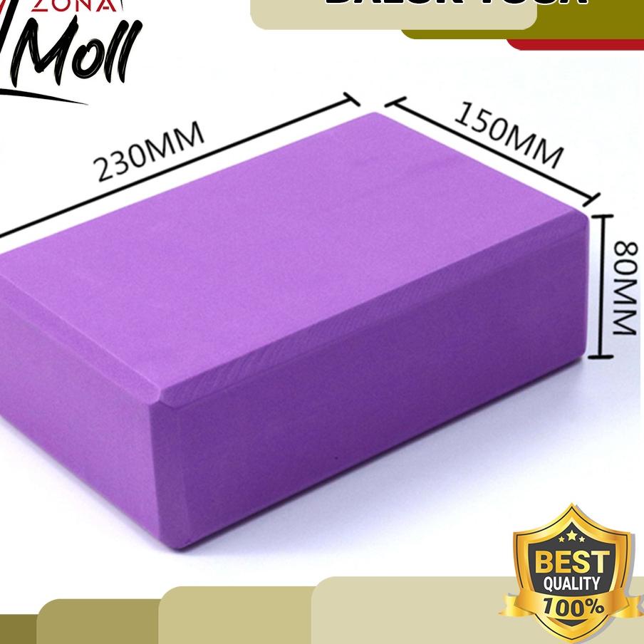 Terbaru BALOK YOGA YOGA BLOCK BRICK YOGA ALAT PERLENGKAPAN SENAM LANTAI »LBU