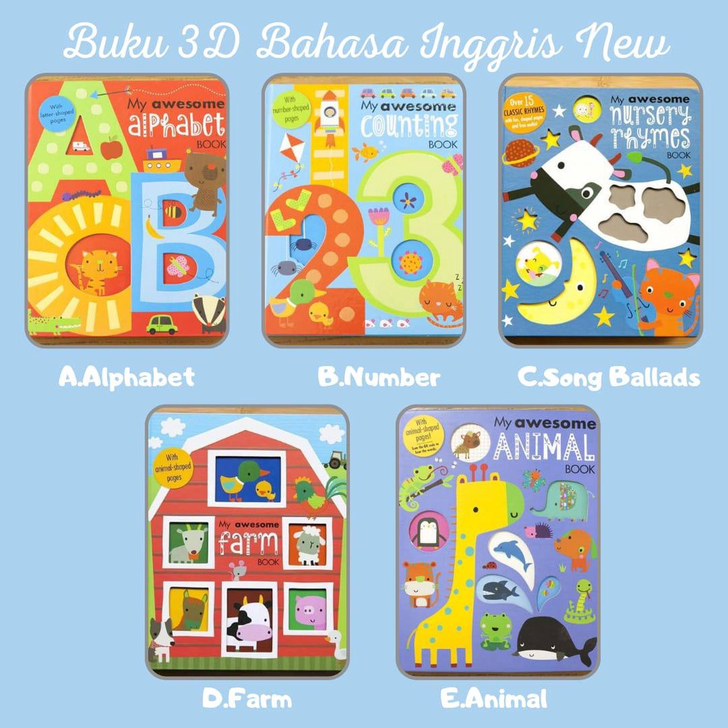 Buku 3D Bahasa Inggris New