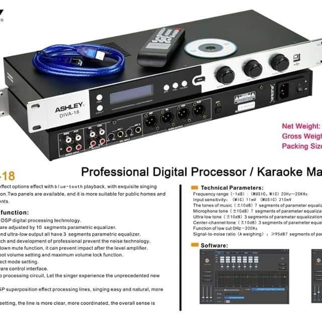 Launch Prosesor Karaoke Management Ashley Digital Diva 18