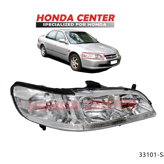 head lamp lampu depan honda accord vti vtil s84 s86 1998 1999 2000 2001 2002