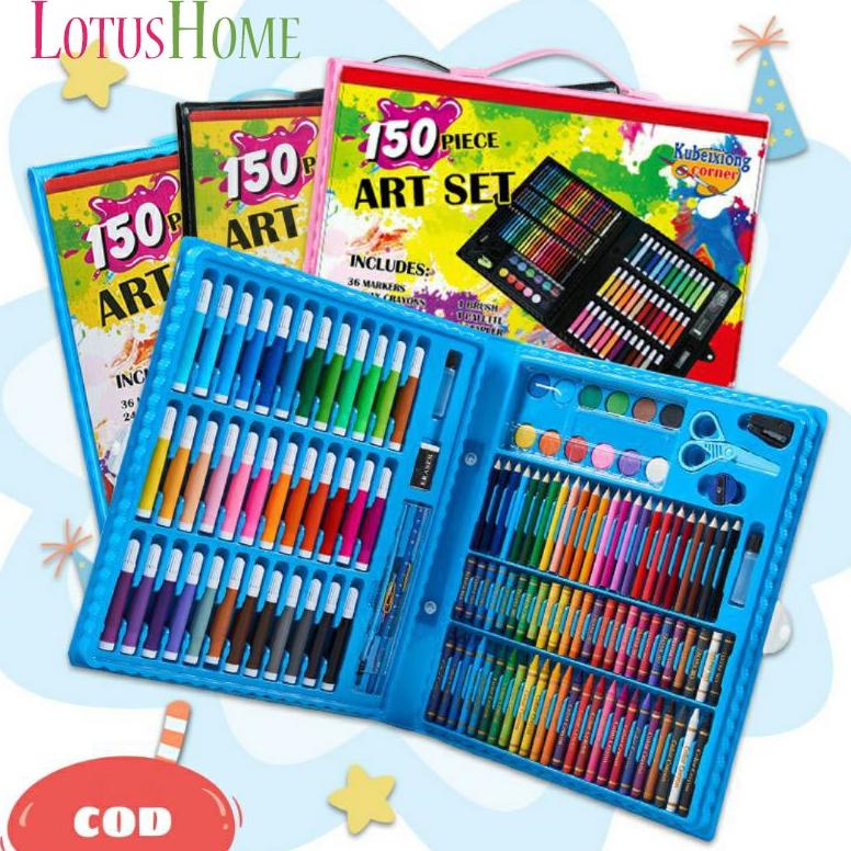 

CRAYON SET 150PCS KRAYON MEWARNAI ANAK 150PCS SPIDOL WARNA ALAT MELUKIS MEWARNAI MENGGAMBAR PENSIL KRAYON 1 SET ART COLOURING TERLARISS...,,,,,