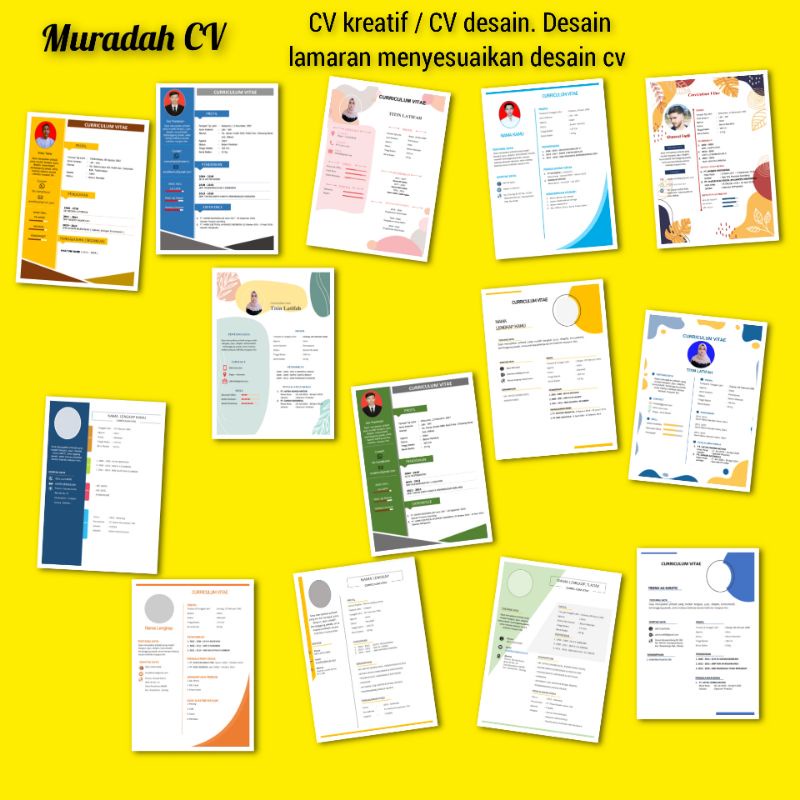 Jasa Pembuatan CV & lamaran kerja Pdf