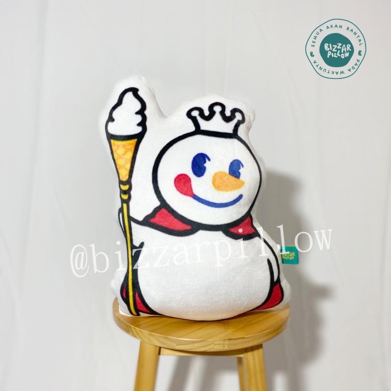 Bantal Karakter Maskot Mixue Size M BZ340