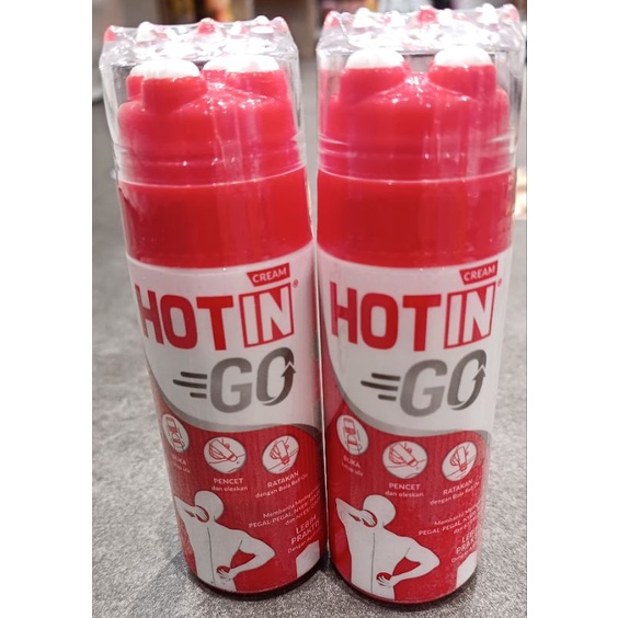 HOT IN GO 100ML/HOT IN STRONG GO/MINYAK PIJAT