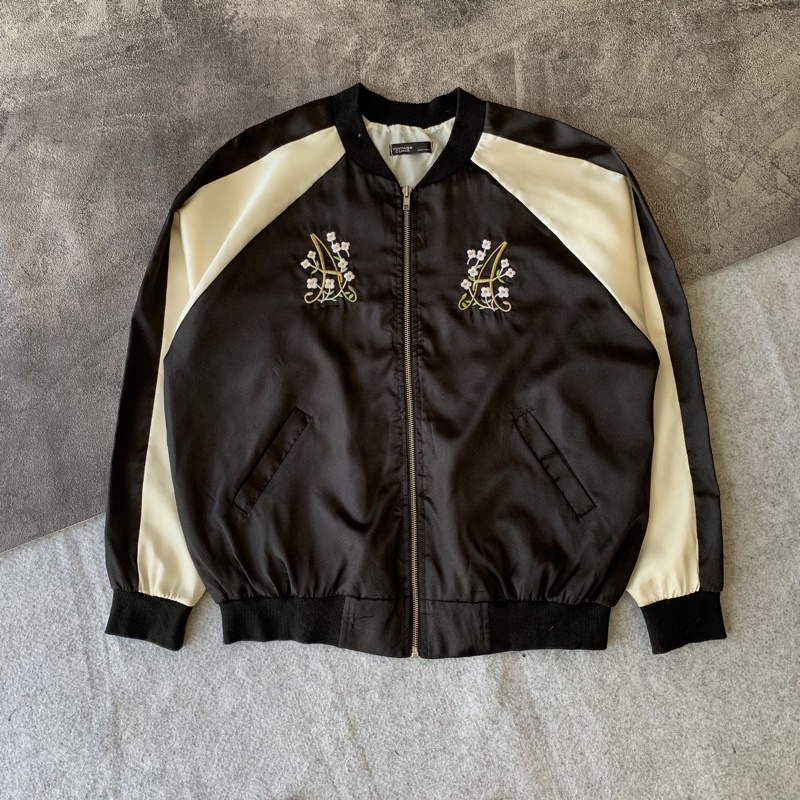 Jacket Sukajan Bunga