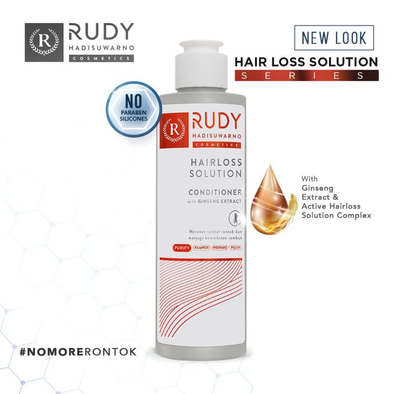 RUDY HADISUWARINO  Hairloss Solution Shampo Conditioner