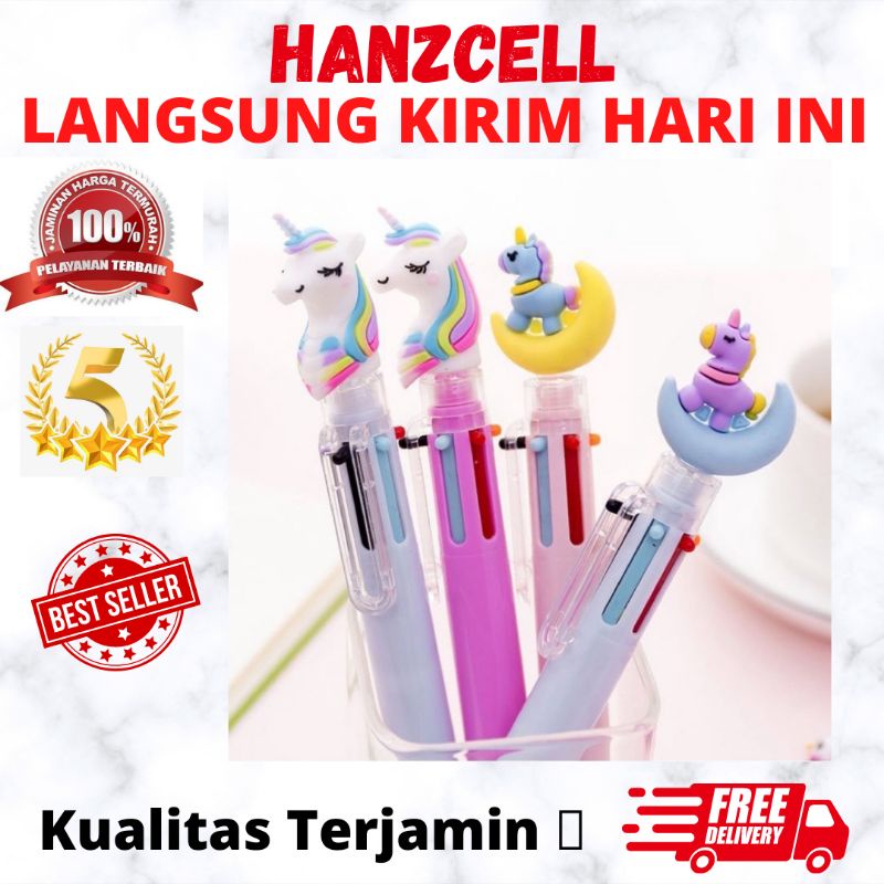 

Pena karakter mekanik 6 warna unicorn full moon bulpoin karaktee unicorn warna warni pulpen multicolor pulpen lucu alat tulus sekolah ATK murah import