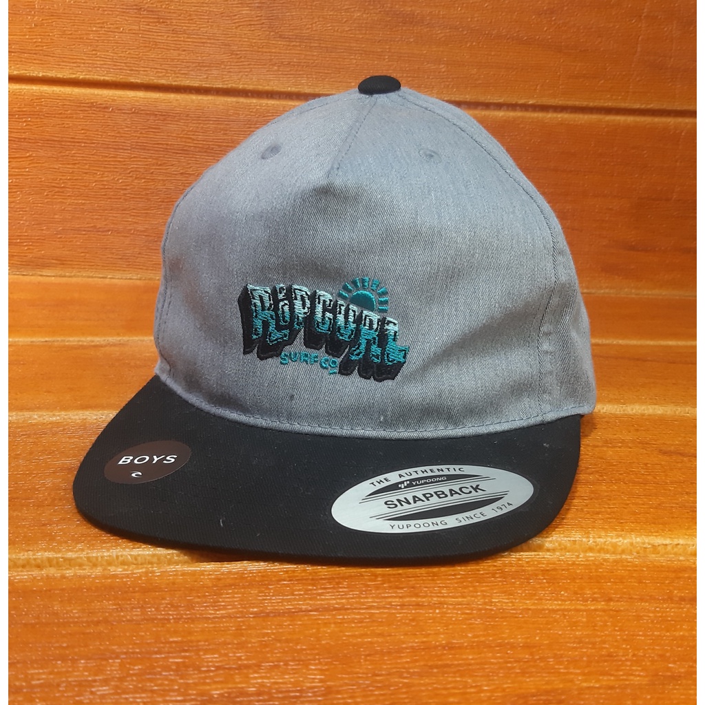 Topi Ripcurl Original Anak P21 Surf School sb cap boy - black grey