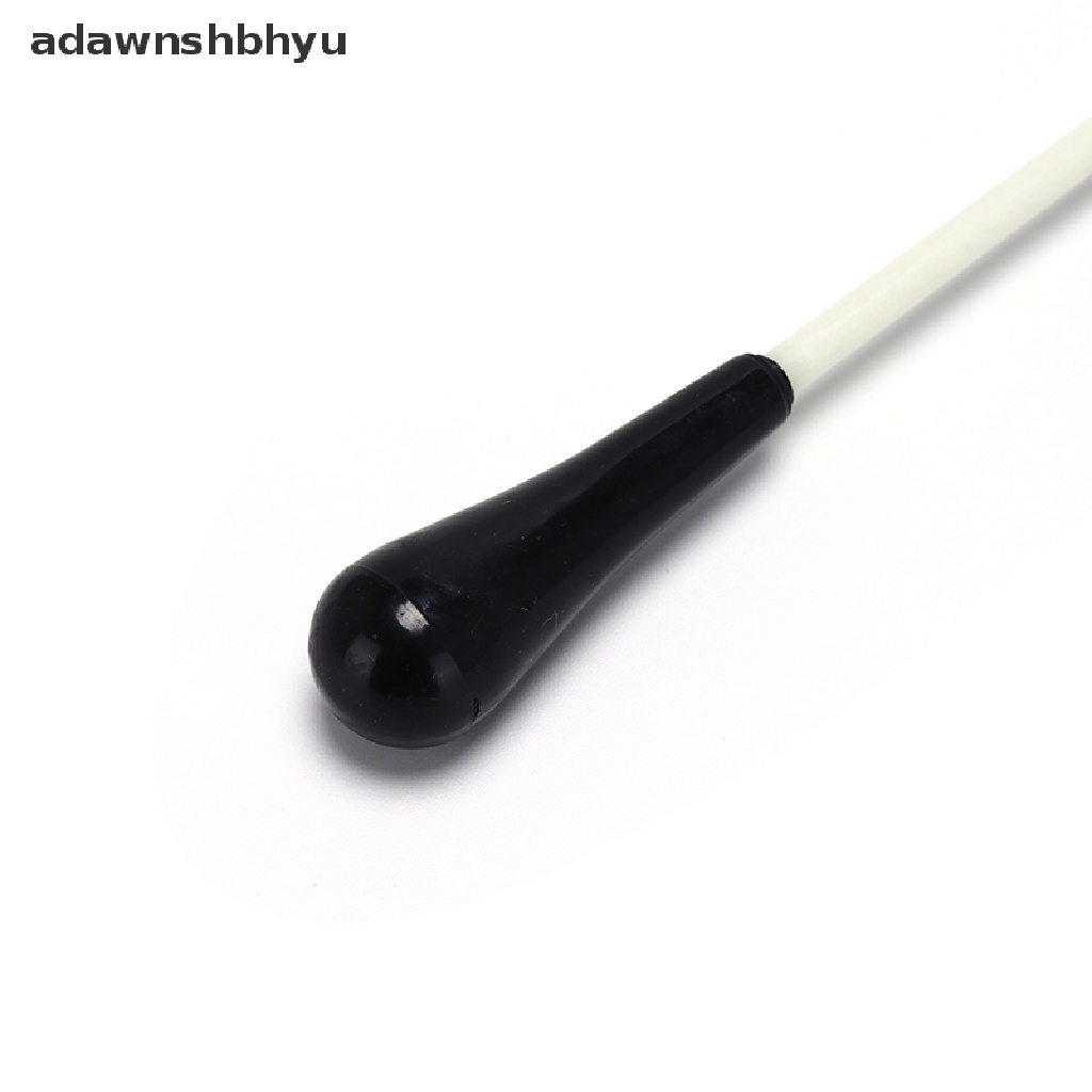 Adawnshbhyu 1pc Hitam ABS Handle Hadiah Konduktor Musik Music Putih Panjang 39CM ID