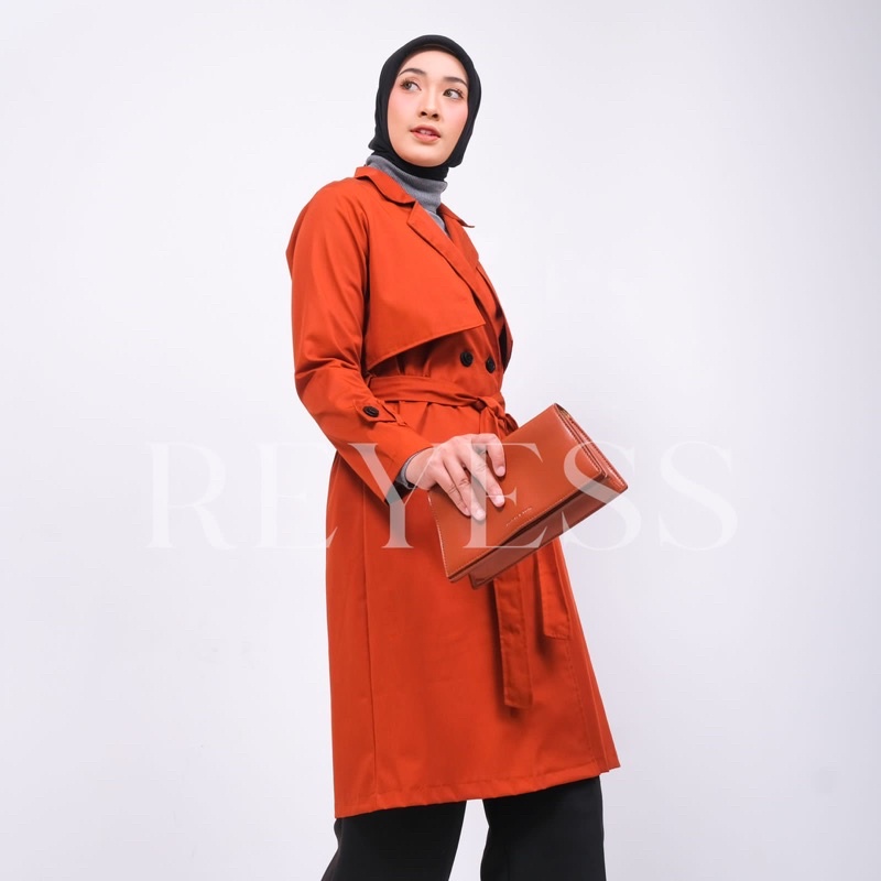 ZELVA LONG COAT BLAZER - LONG COAT - COAT SANTAI - BLAZER KOREA - LONG COAT KOREA