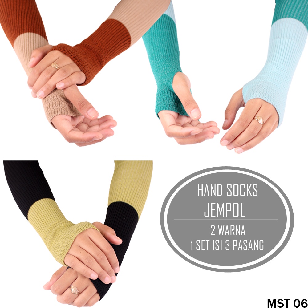 Hand Sock Muslimah Isi 3 Pcs - MST 11