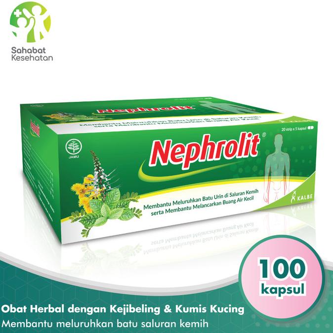 

New Nephrolit - Obat Herbal Untuk Membantu Meluruhkan Batu Saluran Kemih !!