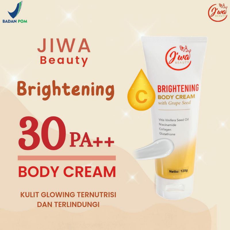 Jiwa Body cream / Brightening body cream