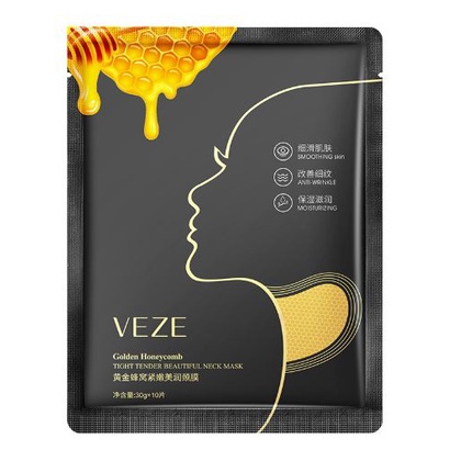 LM-FZ282324 Veze Masker Leher Smoothing Skin Anti Wrinkle Moisturizing Golden Honeycomb