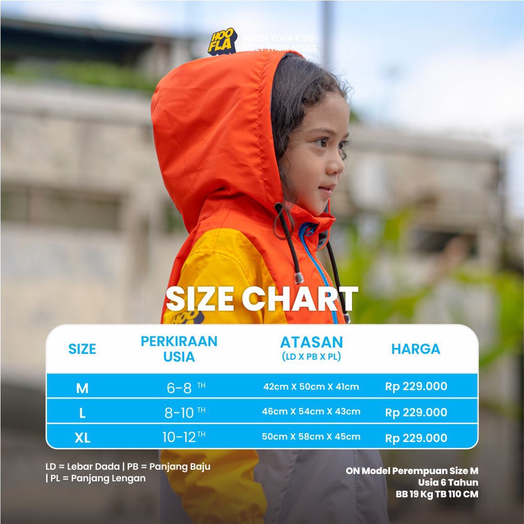 Jaket Anak Laki laki Perempuan Umur 6 7 8 9 10 11 12 Tahun Windproof Waterproof Full Block Colour Model Terbaru Kualitas Premium